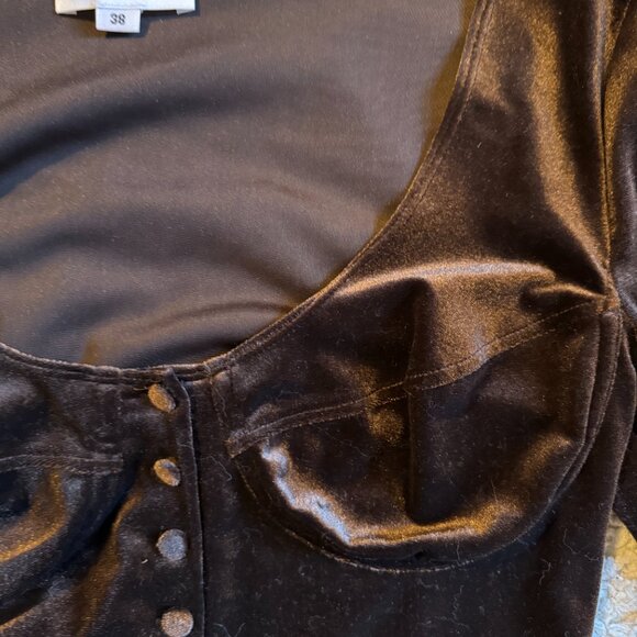 ROUJE VELVET DRESS - Picture 3 of 3